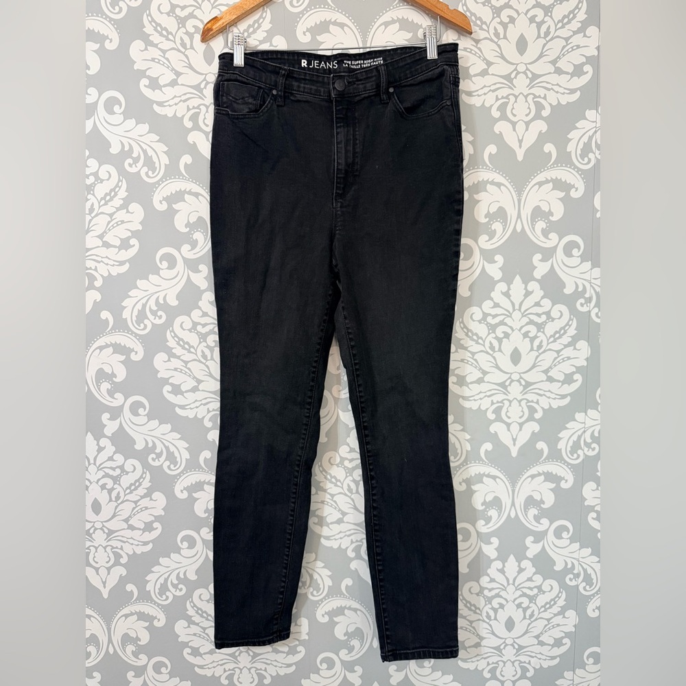 Reitmans Black Super High Rise Skinny Jeans
